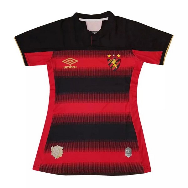 Maillot Football Recife Domicile Femme 2020-21 Rouge Noir